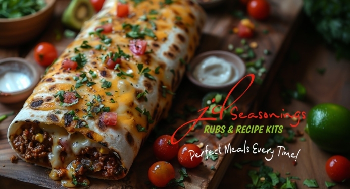 Bolognese Burritos Recipe made with JD Seasonings Recipe