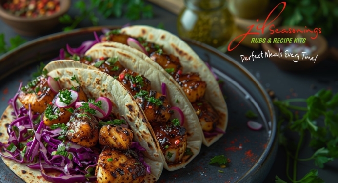 Cajun Cod Tacos Recipe made with JD Seasonings